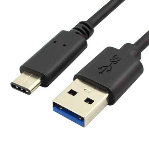 USB 3.1 Type-C to USB 3.0 Type-A Male Cable, Latest Reversible  USB 3.1 Type-C Connector