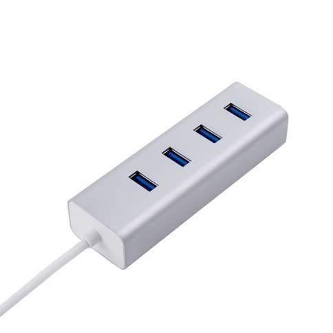 USB-C to 4-Port USB 3.0 Hub for USB 3.0 Devices Including the new MacBook, ChromeBook Pixel