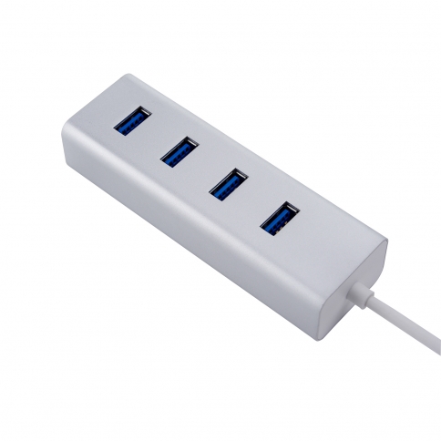 USB-C to 4-Port USB 3.0 Hub for USB 3.0 Devices Including the new MacBook, ChromeBook Pixel