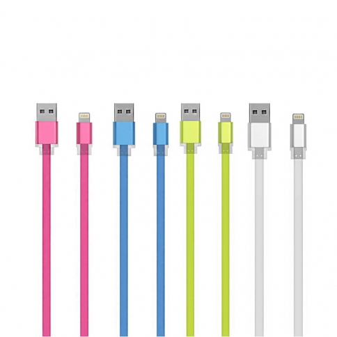 Flat Apple Lightning to USB Cable for iPhone 6s 6 Plus 5s 5c 5 iPad Pro Air 2