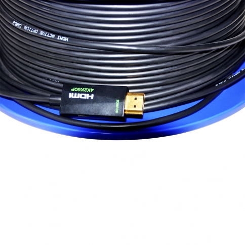 Allsmartlife 305 ft HIGH SPEED HDMI 18Gb Fiber Optic Cable 4Kx2K/60Hz Support PLENUM Rate