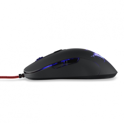 Computer MMO Gaming Mouse, AllSmartLife® Ergonomic LED Laser Game Mice - 8,200 DPI Sensor