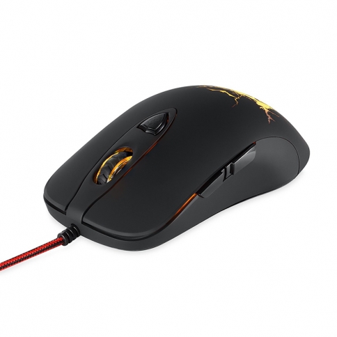 Computer MMO Gaming Mouse, AllSmartLife® Ergonomic LED Laser Game Mice - 8,200 DPI Sensor