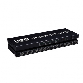 HDMI Switcher/Splitter 2X12 Support Ultra HD 4K x 2K | 3D 1080p  Includes IR Remote Control