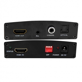 HDMI to HDMI and audio converter Support 4Kx2K Optical/Coaxial/3.5mm audio out EDID management