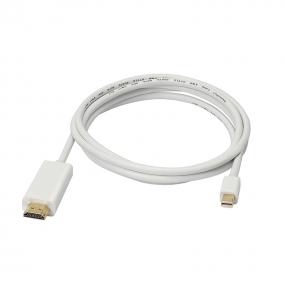 Mini DisplayPort to HDMI Adapter Cable Full HD 1080p 24k Gold Plated Connectors
