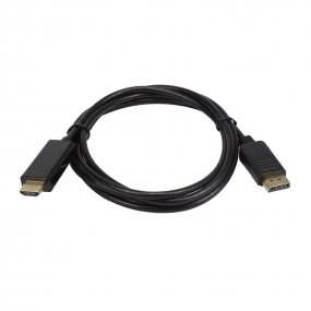 Wholesale DisplayPort to HDMI Cable Full HD 1080p 24k Gold Plated Connectors