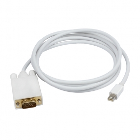 Brand new Mini Displayport  to VGA M/M Cable In White
