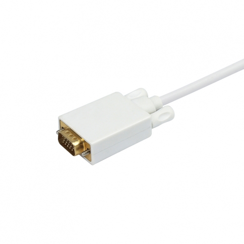 Brand new Mini Displayport  to VGA M/M Cable In White