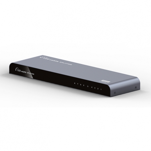 UHD HDMI 2.0 Splitter 1x 8 Amplified Powered Splitter Support Full 4Kx2K Mode competable with HDCP