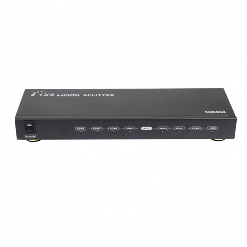 Ultra HD HDMI 1.4 Splitter 1 in 8 out Amplified Powered Splitter Support Full 4Kx2K 1080P 3D Mode