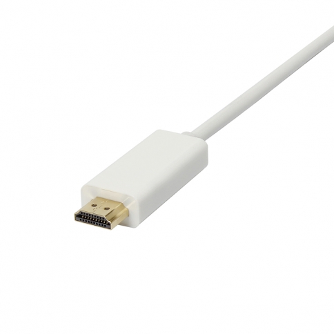 Mini DisplayPort to HDMI Adapter Cable Full HD 1080p 24k Gold Plated Connectors