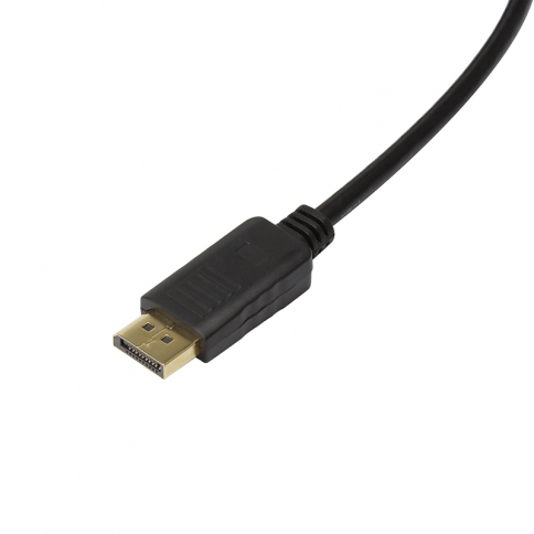 Mini DP to DP Cable Gold Plated Mini DisplayPort to DisplayPort Adapter Cable Black