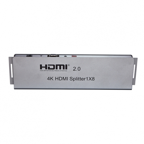 1X8 HDMI 2.0 splitter Support 4K/IR extension/EDID management / RS232