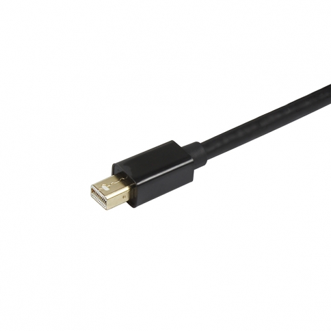 Gold Plated Mini DisplayPort Cable in Black M/M