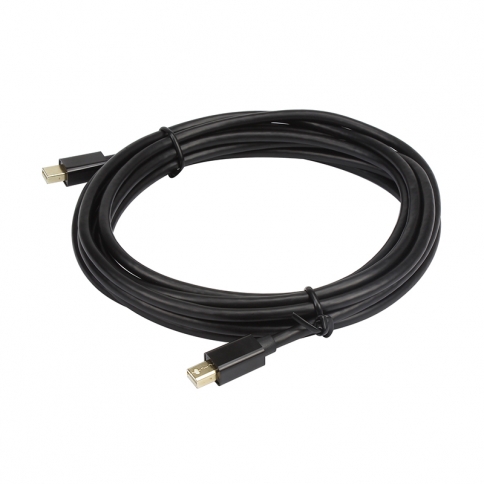 Gold Plated Mini DisplayPort Cable in Black M/M