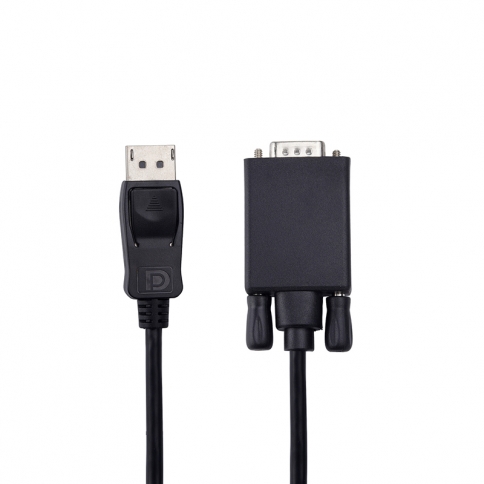 DisplayPort to VGA Adapter Cable - MALE to MALE for DisplayPort Enabled to Connect to VGA Displays