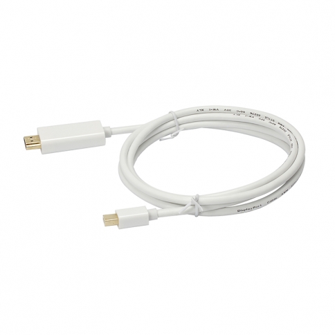 Mini DisplayPort to HDMI Adapter Cable Full HD 1080p 24k Gold Plated Connectors