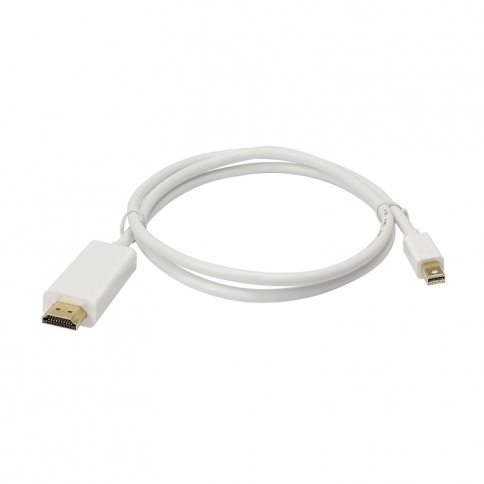 Mini DisplayPort to HDMI Adapter Cable Full HD 1080p 24k Gold Plated Connectors