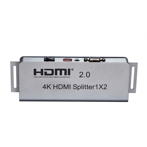 1X2 HDMI 2.0 splitter Support 4K/IR extension/EDID management / RS232