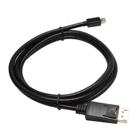 Mini DP to DP Cable Gold Plated Mini DisplayPort to DisplayPort Adapter Cable Black