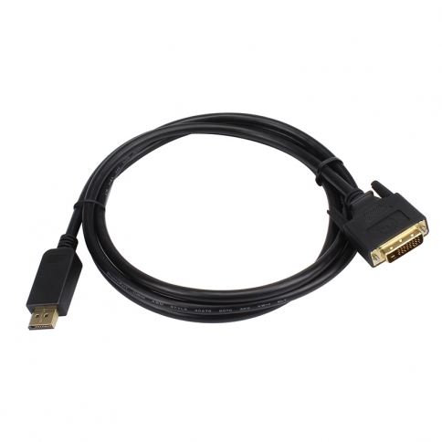 Displayport Male to DVI Male Audio Video Cable Gold Plated with Latches for PC to HDTV/Projectors