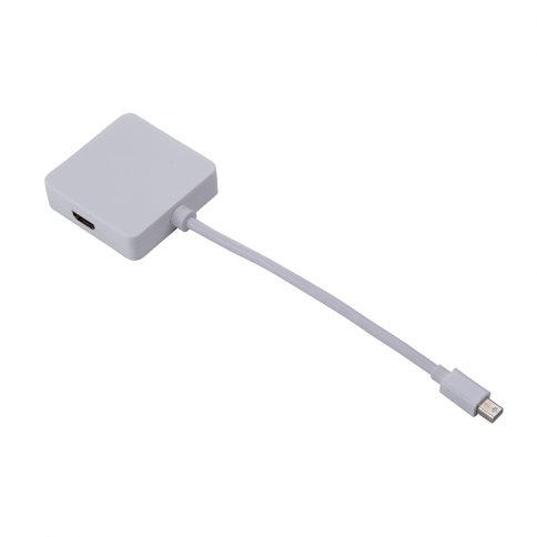 3 In1 Mini Displayport to Hdmi DVI VGA Tv Av Hdtv Adapter Cable for Mac Book/Mac Book Air/Pro