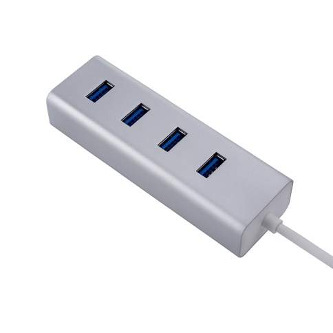 Allsmartlife USB-C to 4-Port USB 3.0 Hub for USB Type-C Devices Including the new MacBook,Google Computer