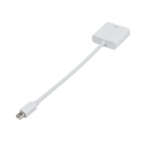 Mini Displayport  (Thunderbolt)  to VGA Adapter Cable for Mac Book/Pro and Mac Mini-square Shape