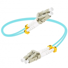 1FT LC to LC Fiber Patch Cable Multimode Duplex - 50/125um OM3 Fiber Cable
