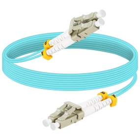 6FT Fiber Patch Cable LC to LC Multimode Duplex - 50/125um OM3 Fiber Optic Internet Cable